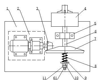 Automatic welding device for inflating spring
