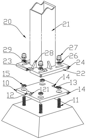 Lamp post and mounting method thereof
