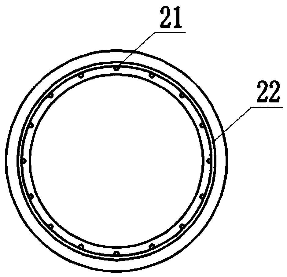 Circular annular underground culvert pipe construction method
