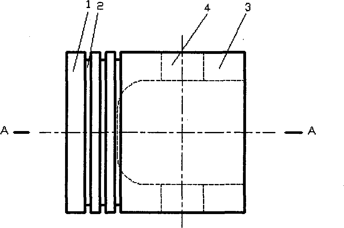 Piston made of Al/Si-Mg*Si composite material and preparation method thereof