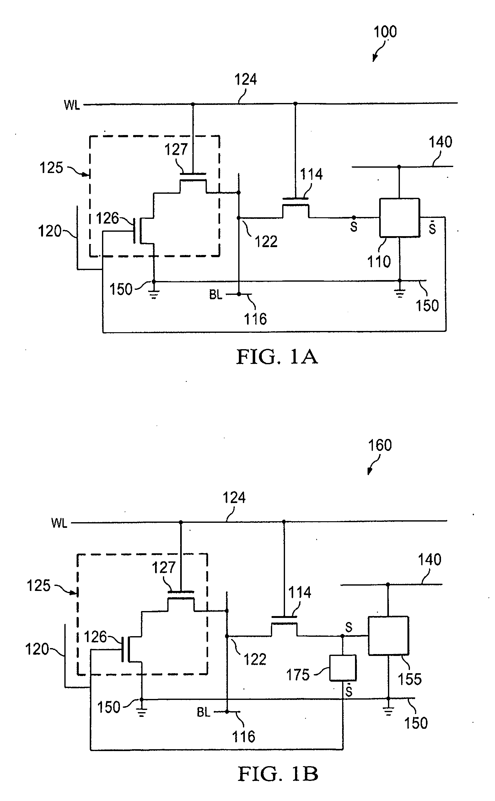 Storage cell having buffer circuit for driving the bitline