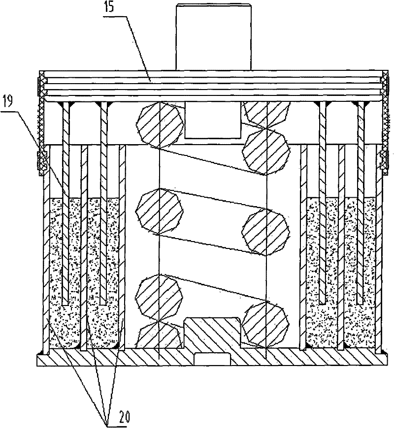 Vibration isolation device for track traffic