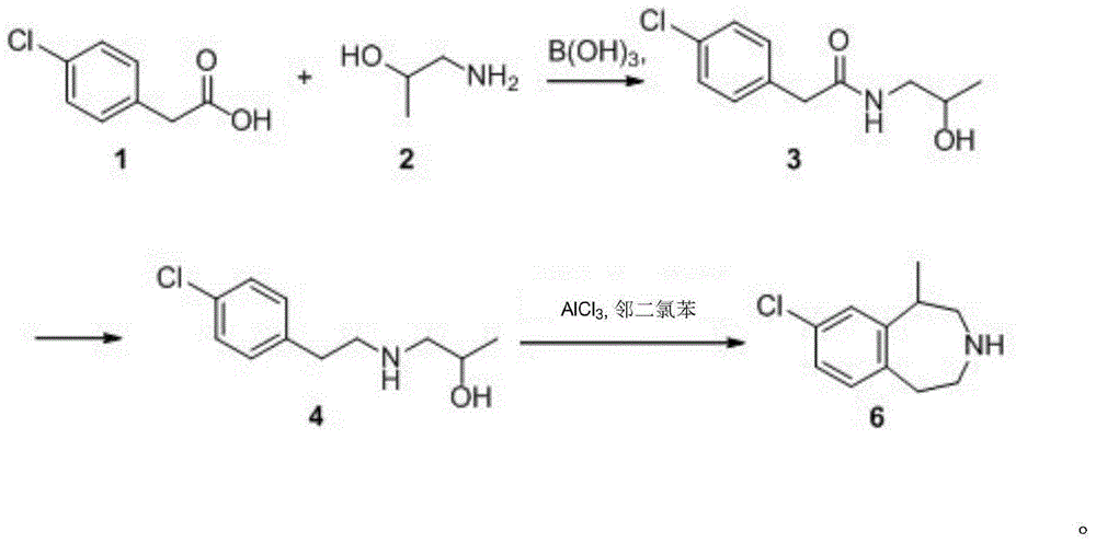 A preparing method of (R,S)-8-chloro-1-methyl-2,3,4,5-tetrahydro-1H-3-benzazepine, a lorcaserin intermediate