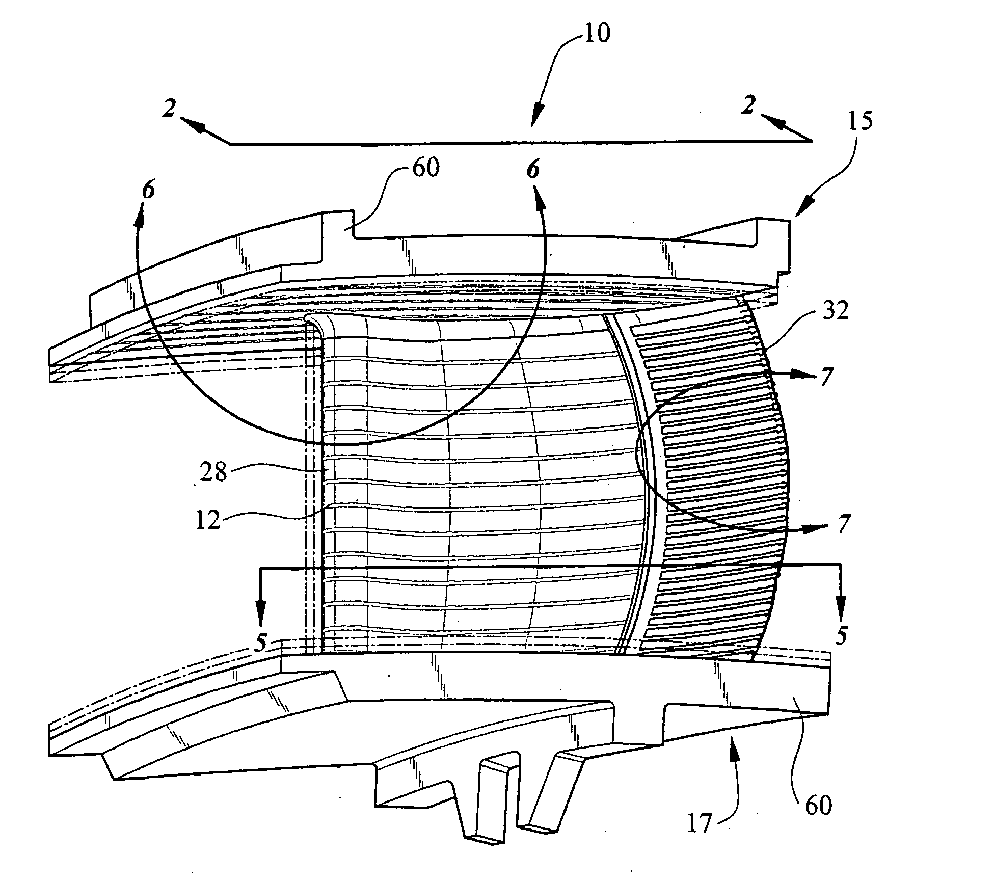Cooling fluid preheating system for an airfoil in a turbine engine