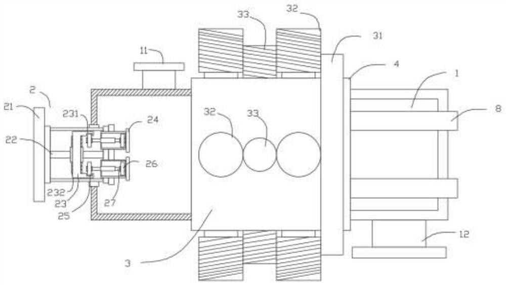 A device for ultrasonically cracking municipal sludge to reduce sludge moisture content