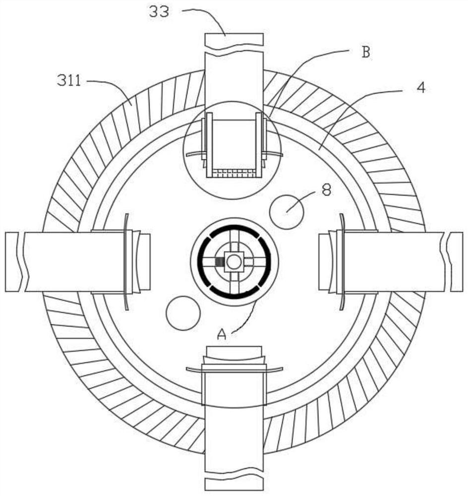 A device for ultrasonically cracking municipal sludge to reduce sludge moisture content