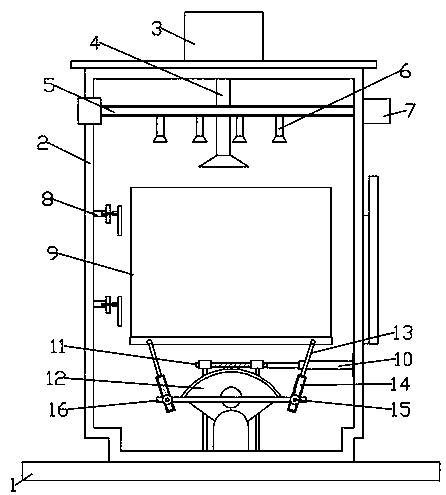 Composite preparation processing device capable of effectively preventing Chinese chive root maggots