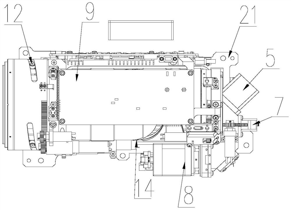 Photographing and recording all-in-one machine based on image space scanning