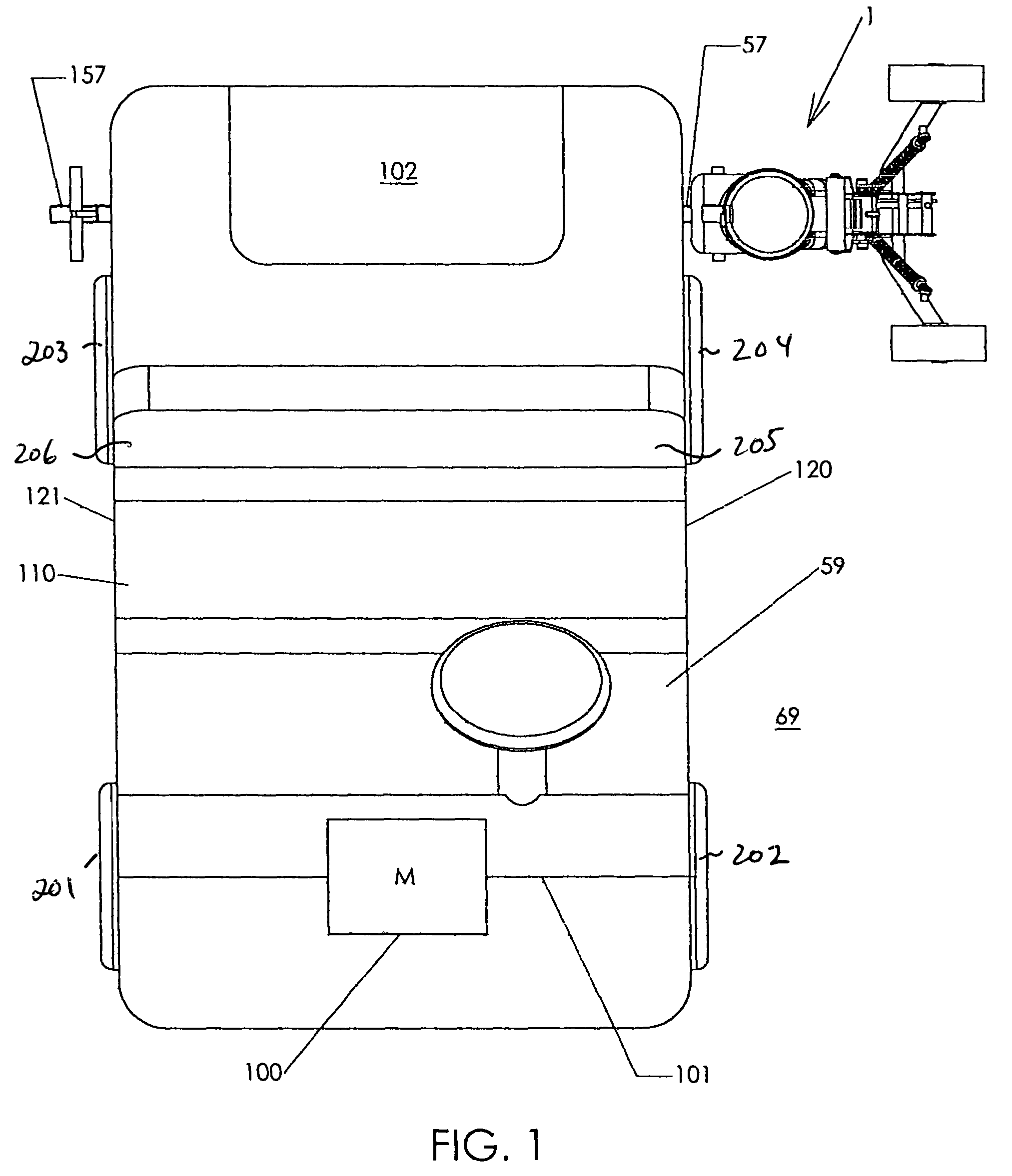 Detachable carrier for attachment to a golf car