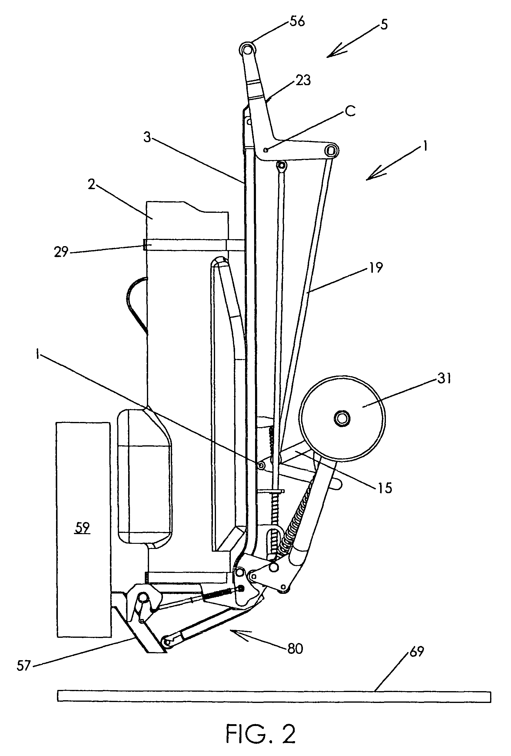 Detachable carrier for attachment to a golf car