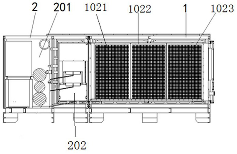 A high and low temperature humidity and heat test chamber