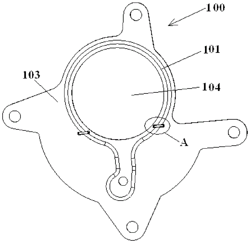 Assembly device with sealing effect