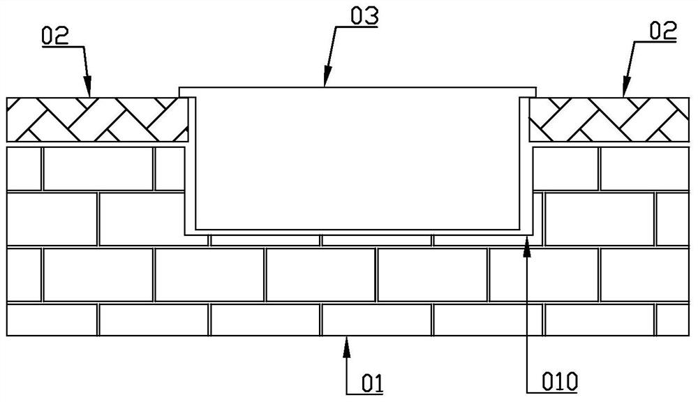 Wall surface integrated sound equipment installation method and structure