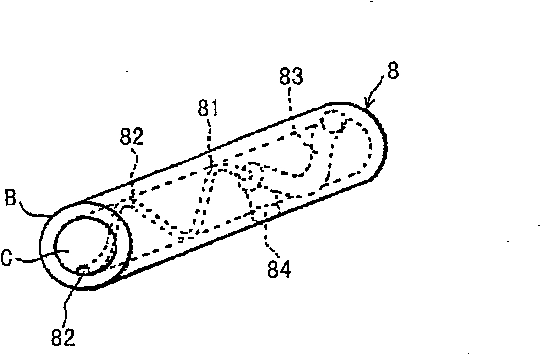 Manufacturing method of spiral bracket and spiral bracket
