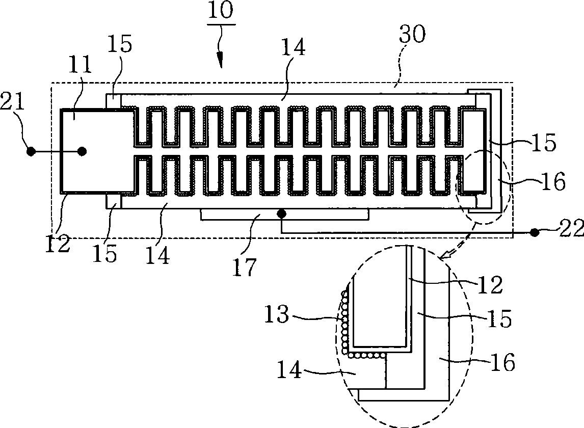 Metal capacitor and manufacturing method thereof