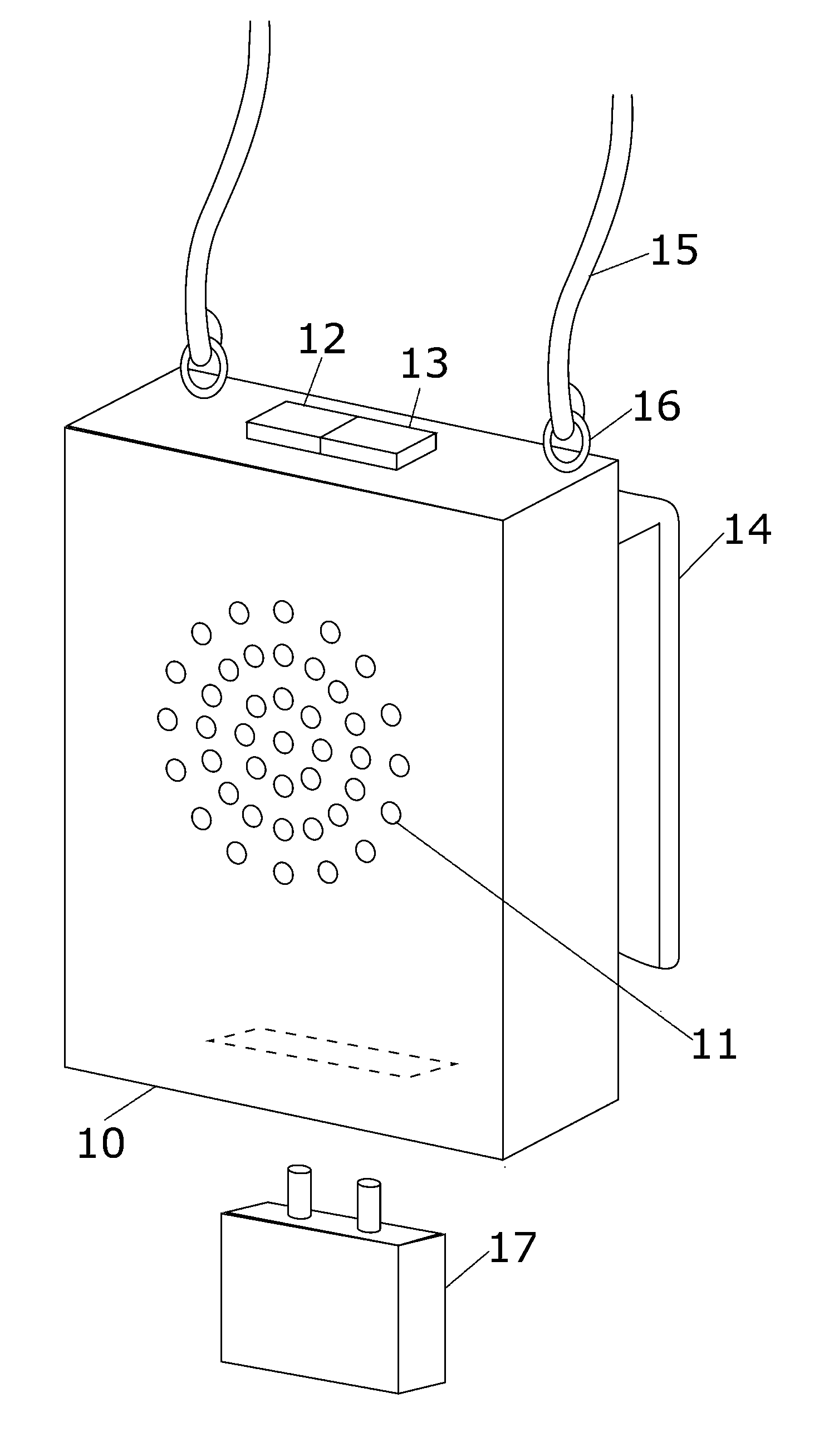Electronic self-protection and emergency beacon device for wilderness use