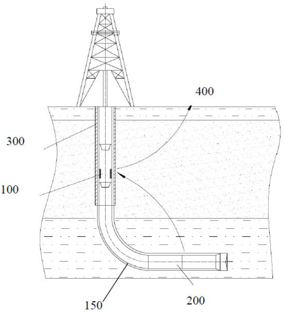 Electromagnetic measurement while drilling repeater and electromagnetic measurement while drilling system