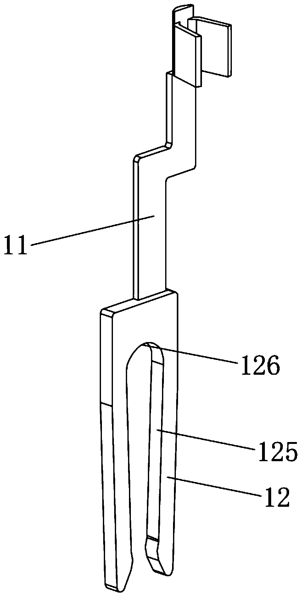 Integrated wire-wound DC tuning fork, plug and method for manufacturing the same