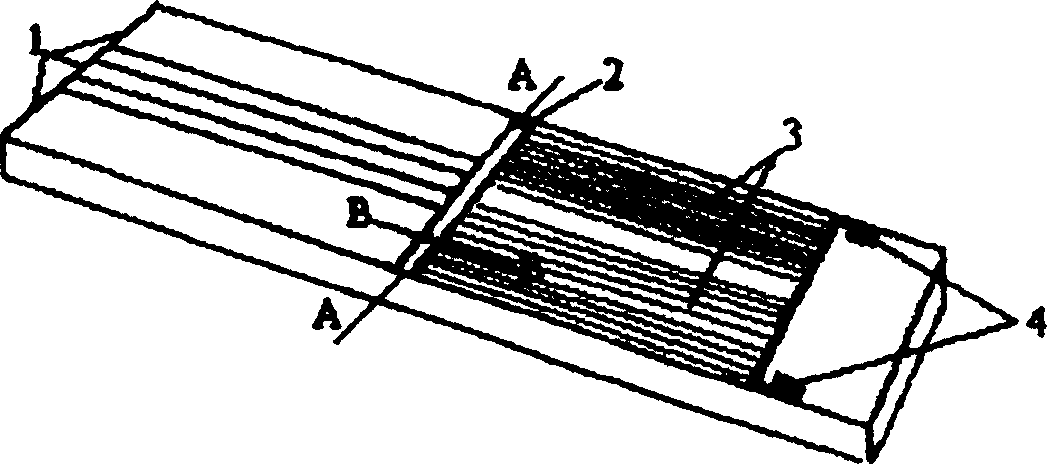 Indirect heating terminal type microwave power micro-mechanical sensor and preparation method thereof