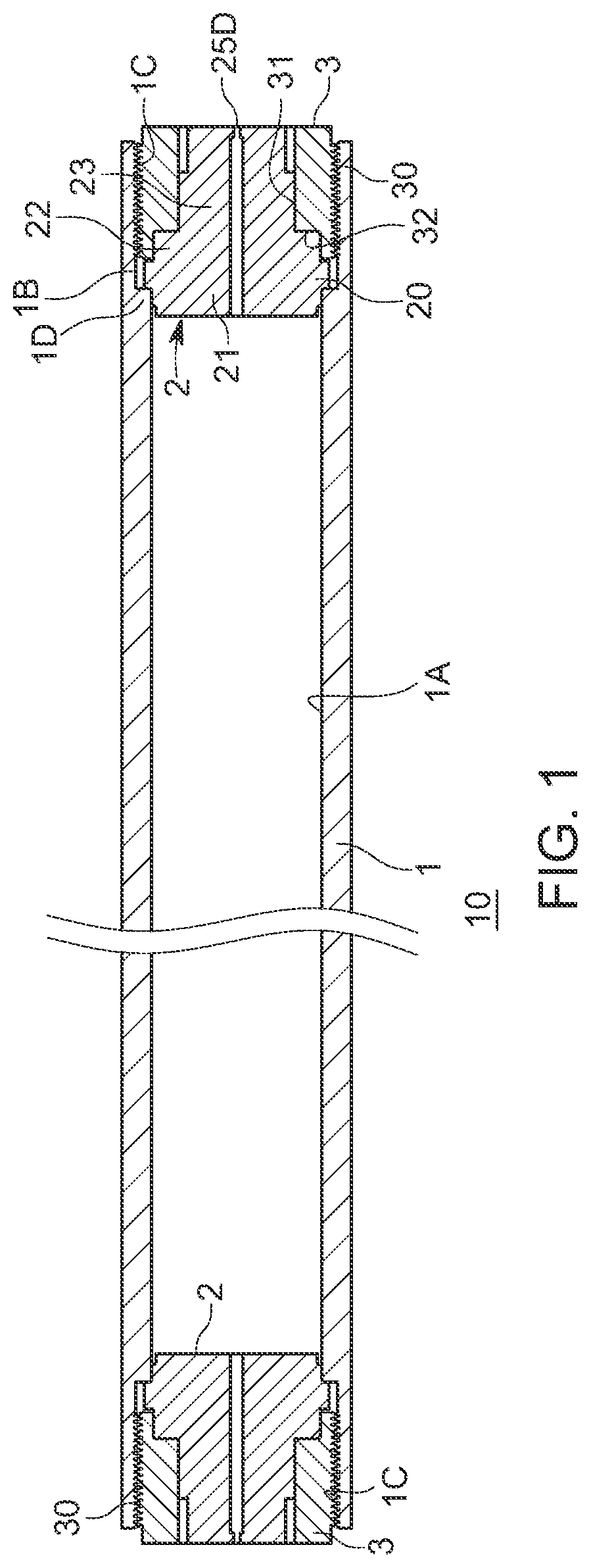 Pressure accumulation container