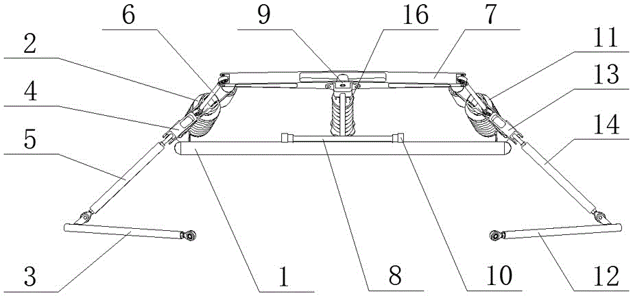 Anti-pitching automobile suspension system