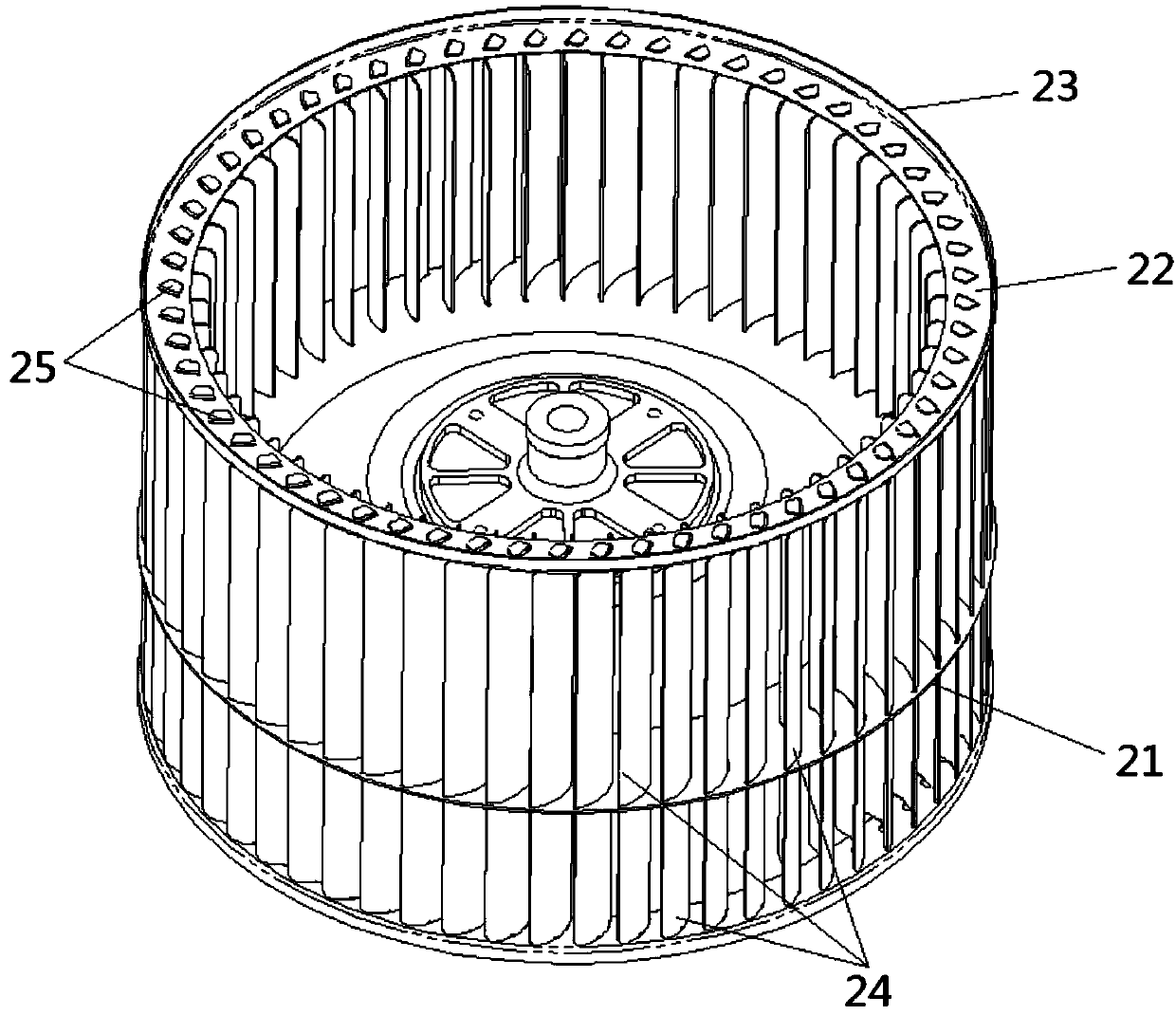 Wind inlet ring, wind wheel, draught fan structure and extractor hood