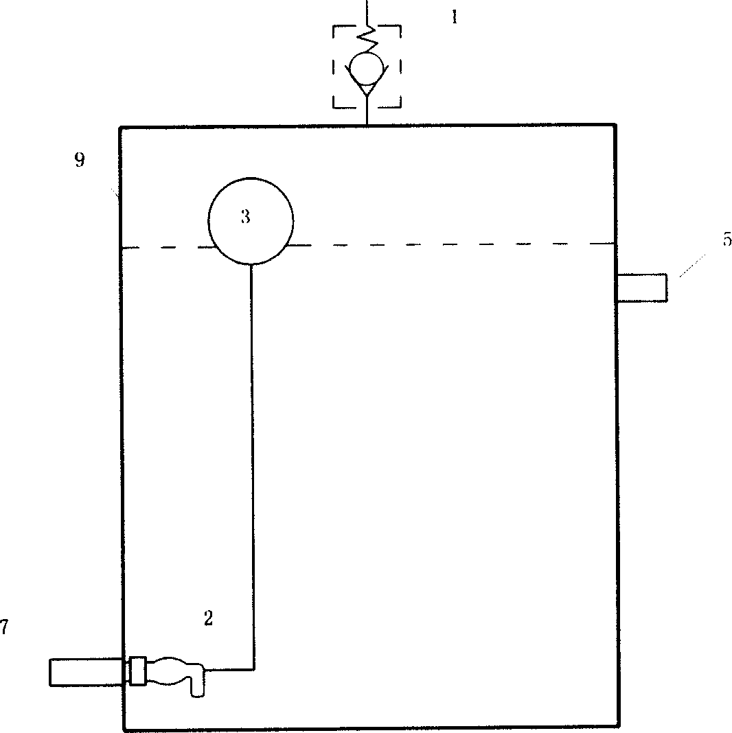 Constant-pressure water tank antifreezing solar water heater