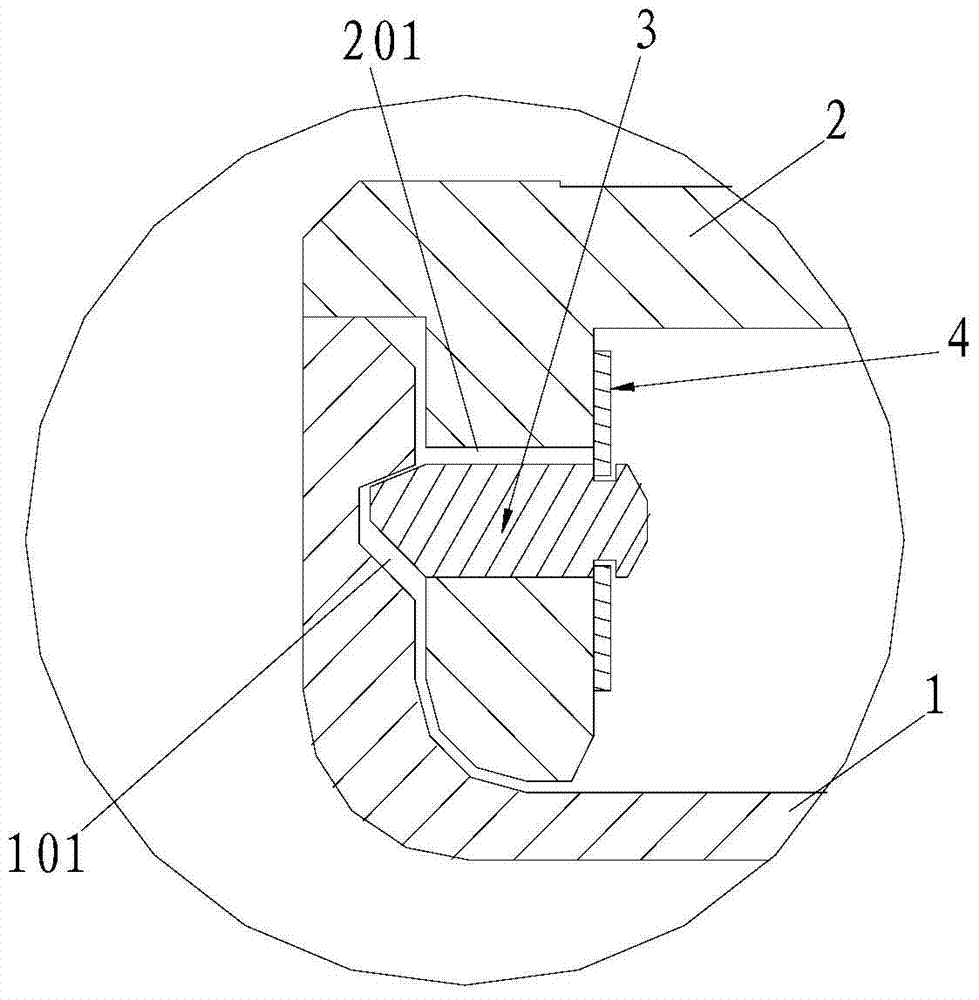 Housing structure, mobile terminal and method for assembling the mobile terminal