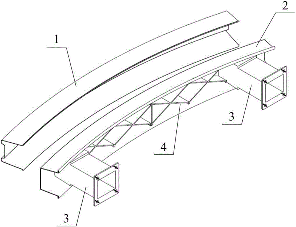 Bumper device integrally formed by metal/composite material