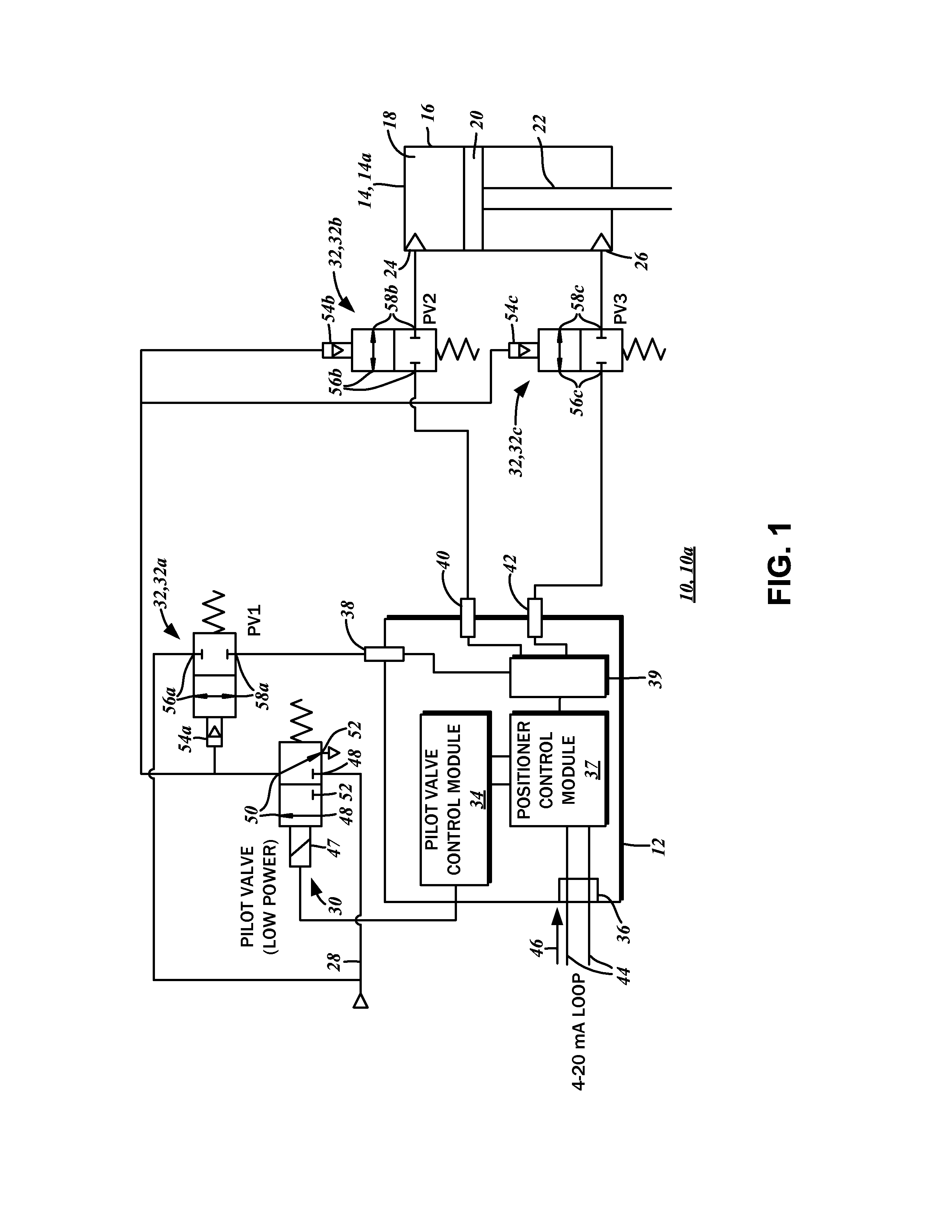 Valve positioning system with bleed prevention