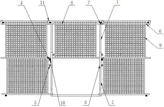 Silkworm trellis