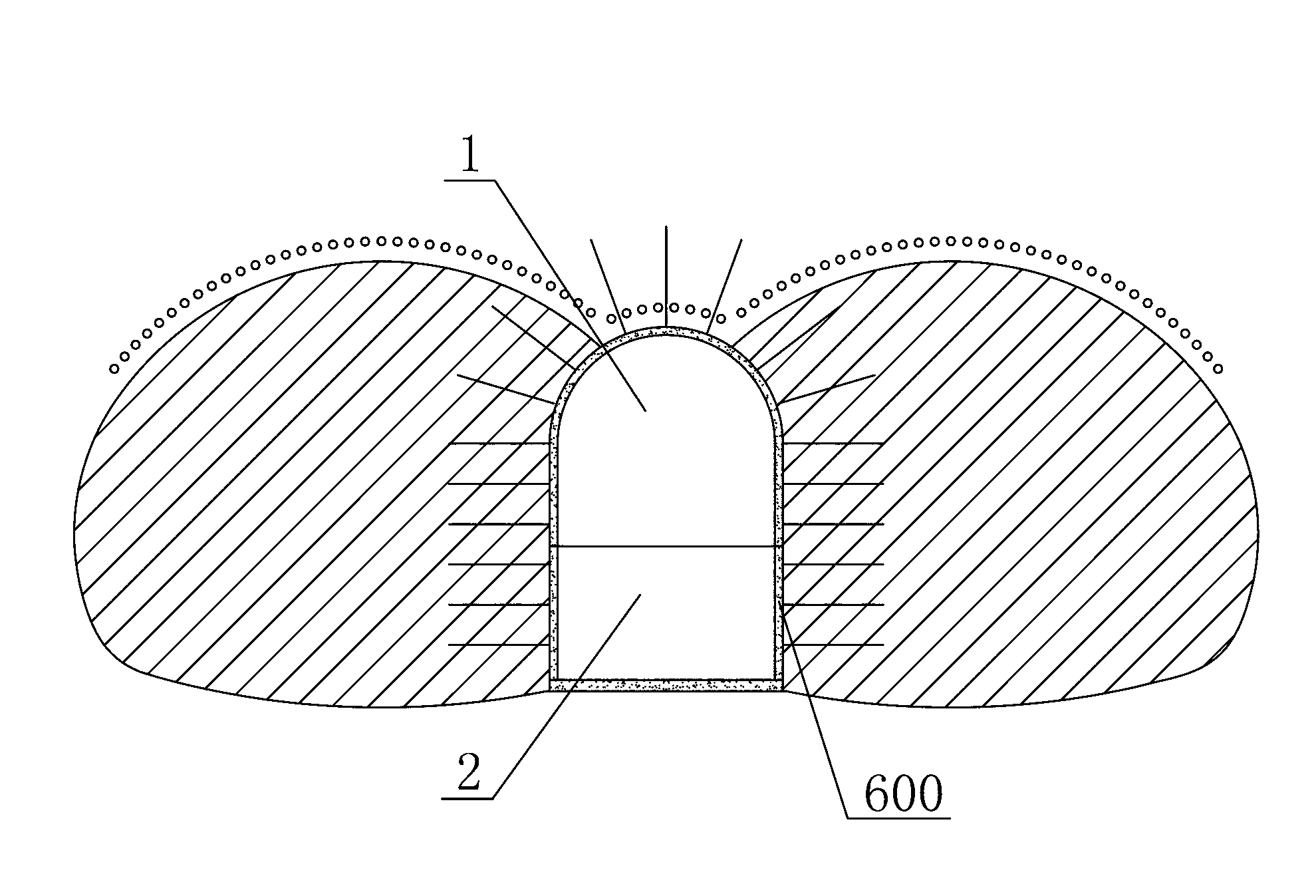 Construction method for integral straight middle wall type double-arch tunnel