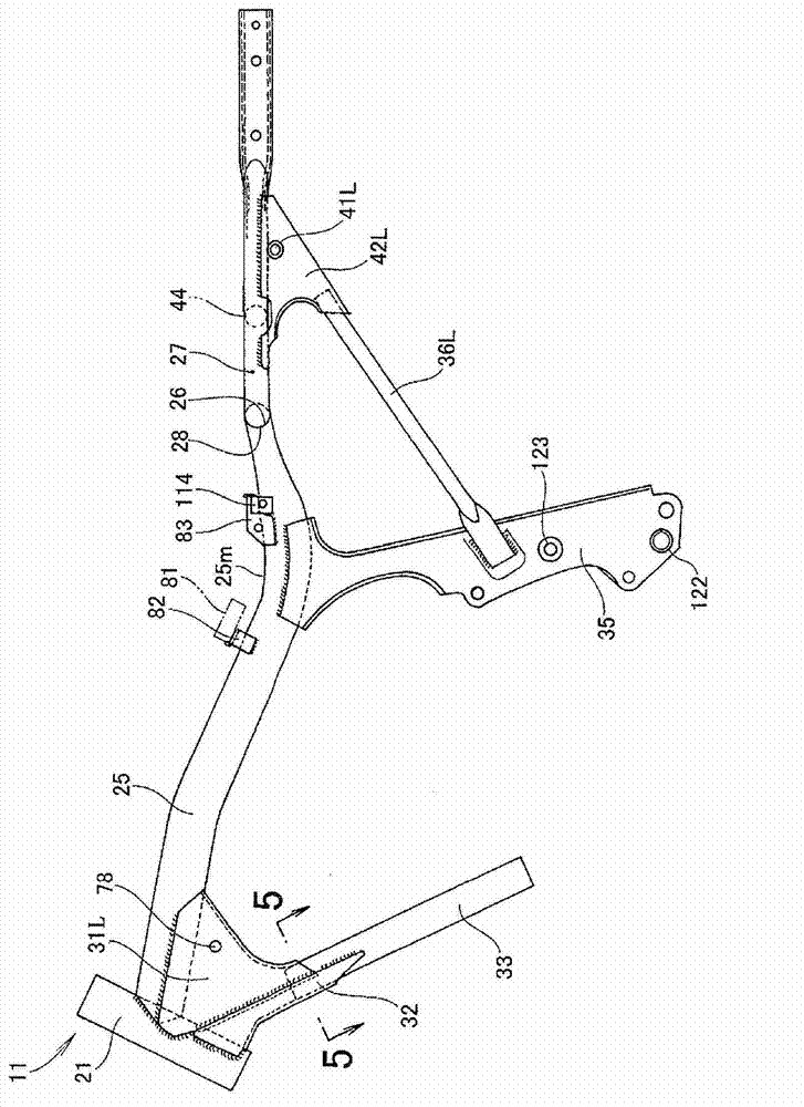 Two-wheeled motorcycle