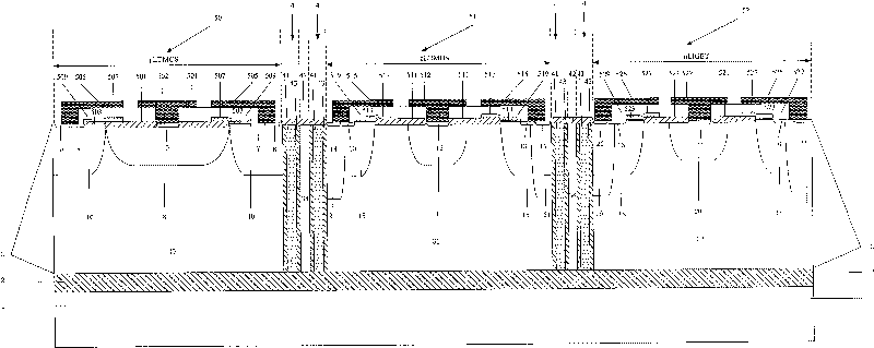 High voltage device for drive chip of plasma flat-panel display
