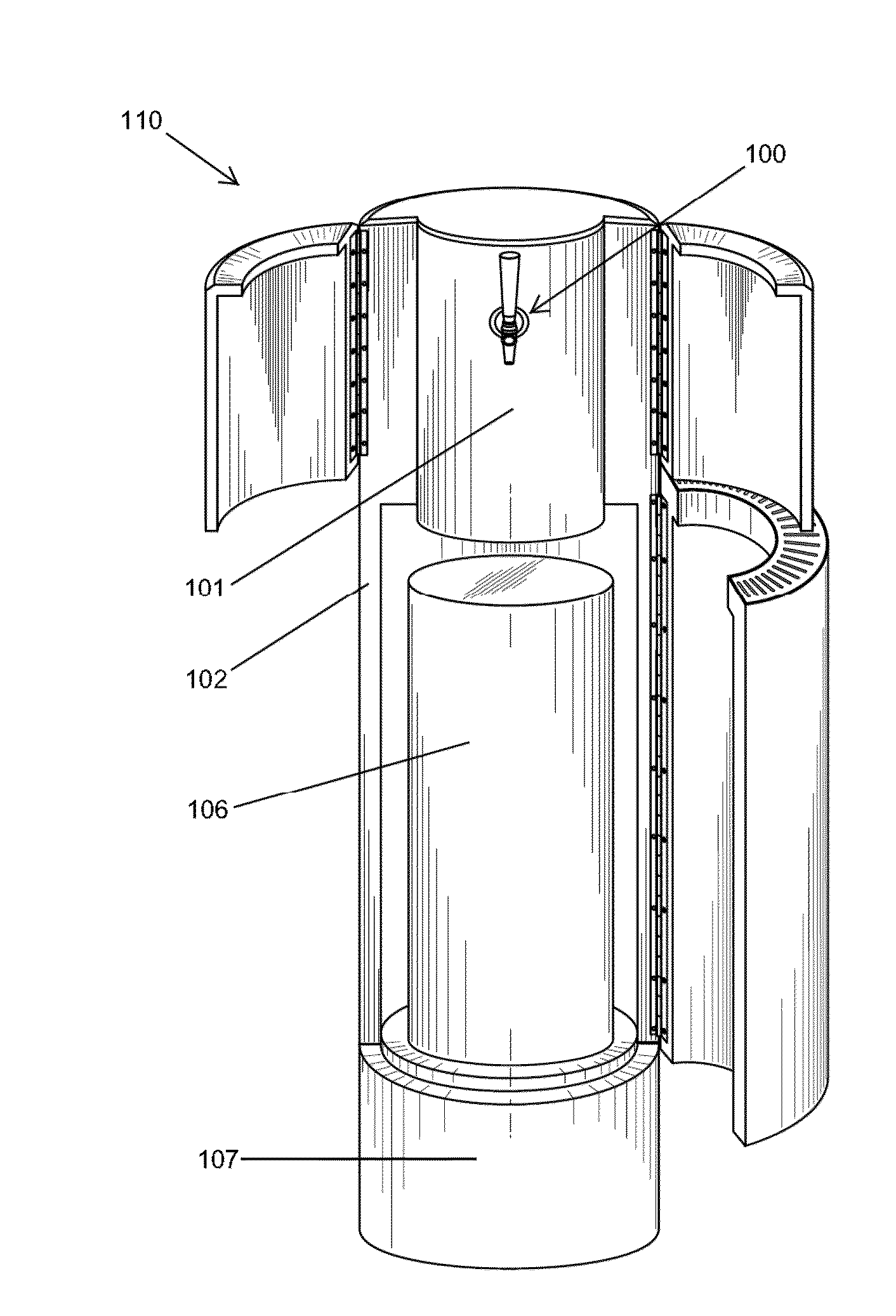 Versatile and Aesthetically Refined Keg Dispenser