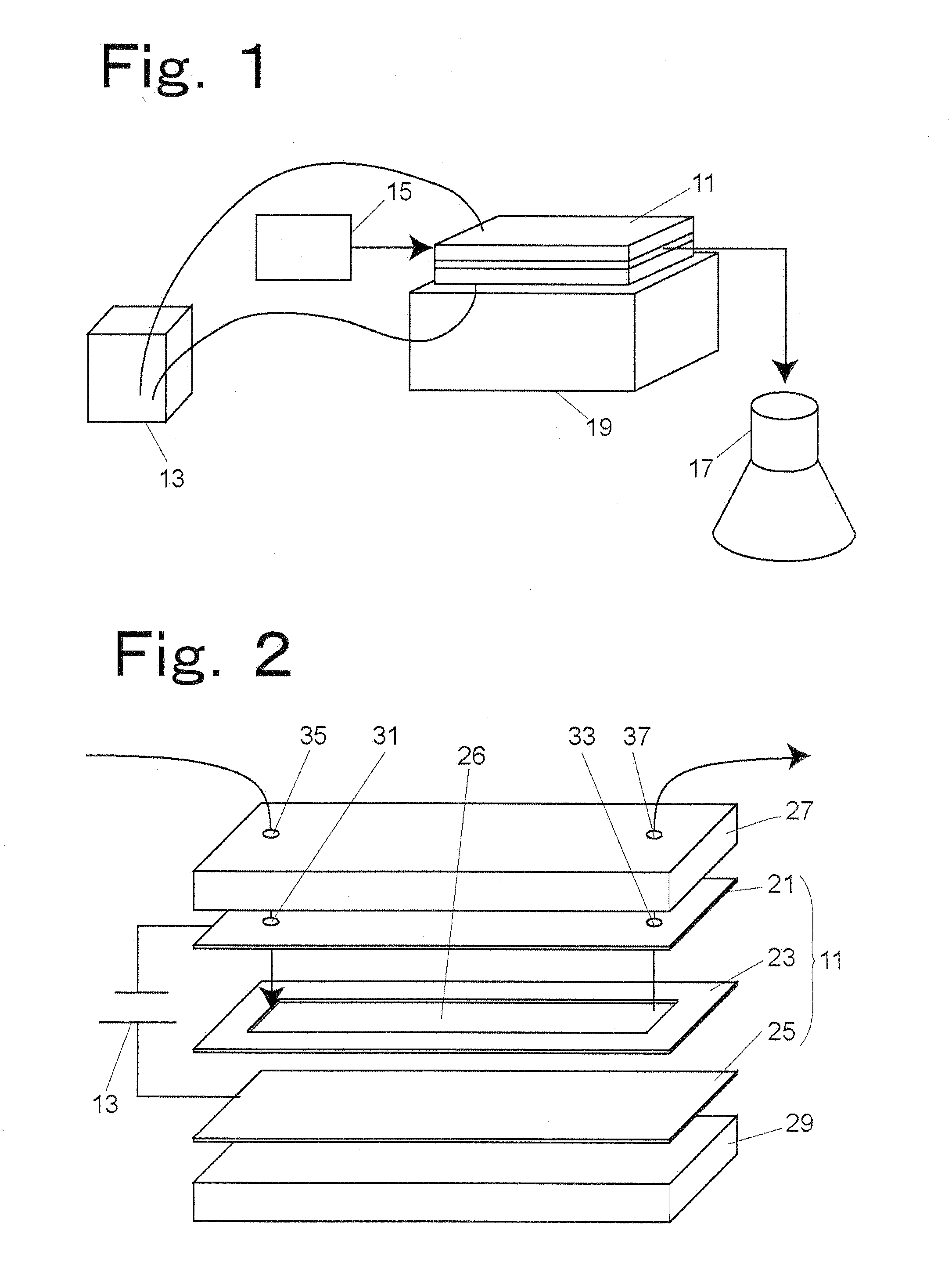 Radioactive fluorine anion concentrating device and method