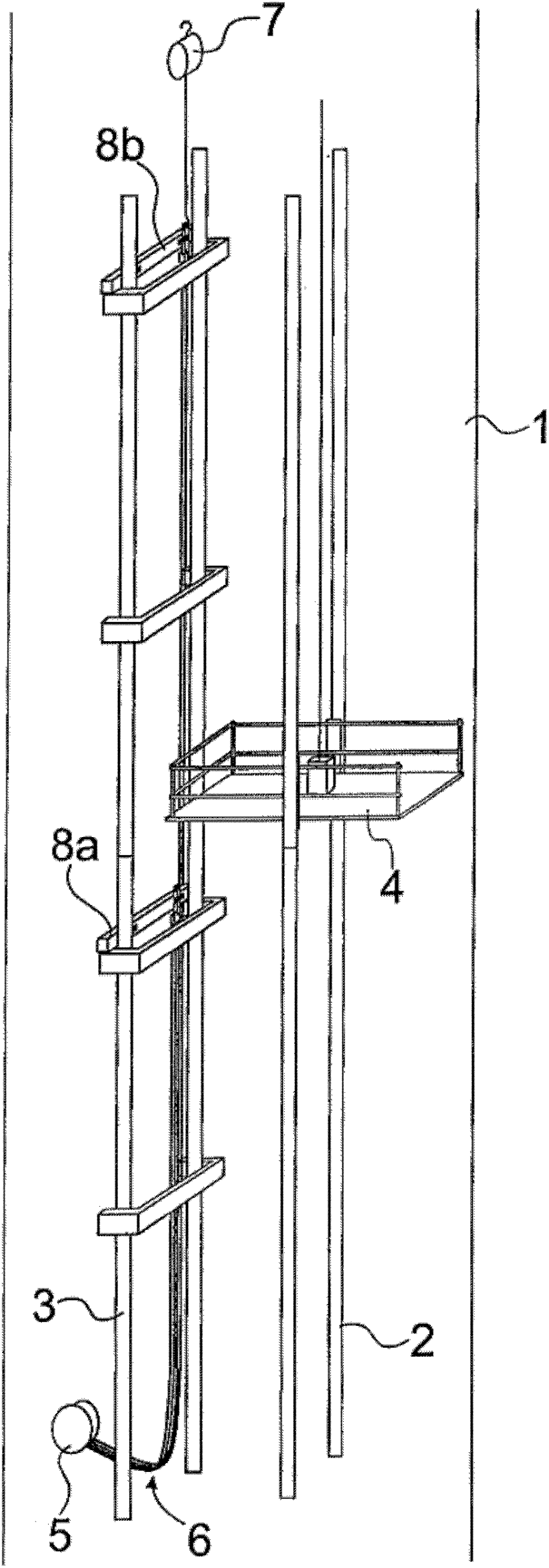 Method for installing the hoisting roping of an elevator