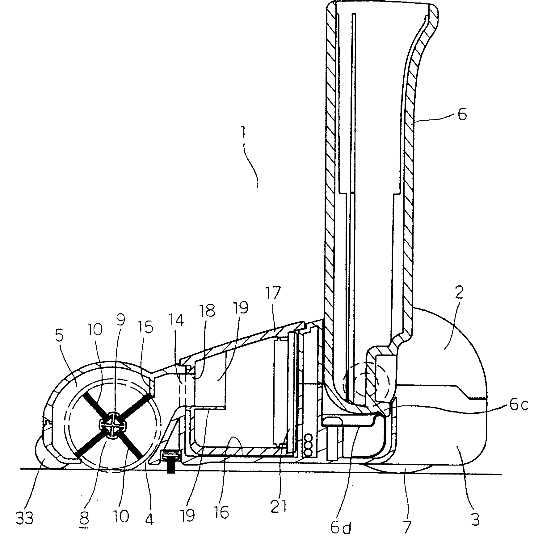 Electric vacuum cleaner