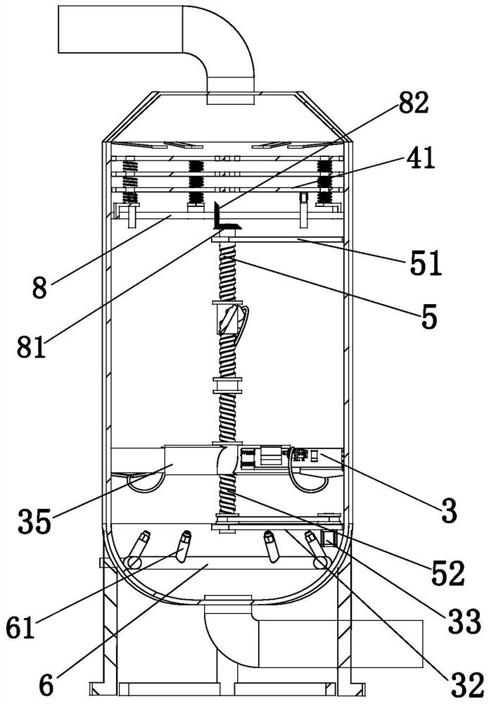 Semi-dry desulfurization equipment