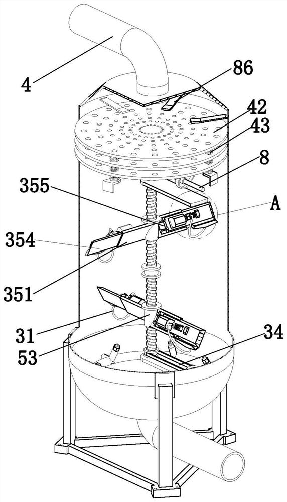 Semi-dry desulfurization equipment