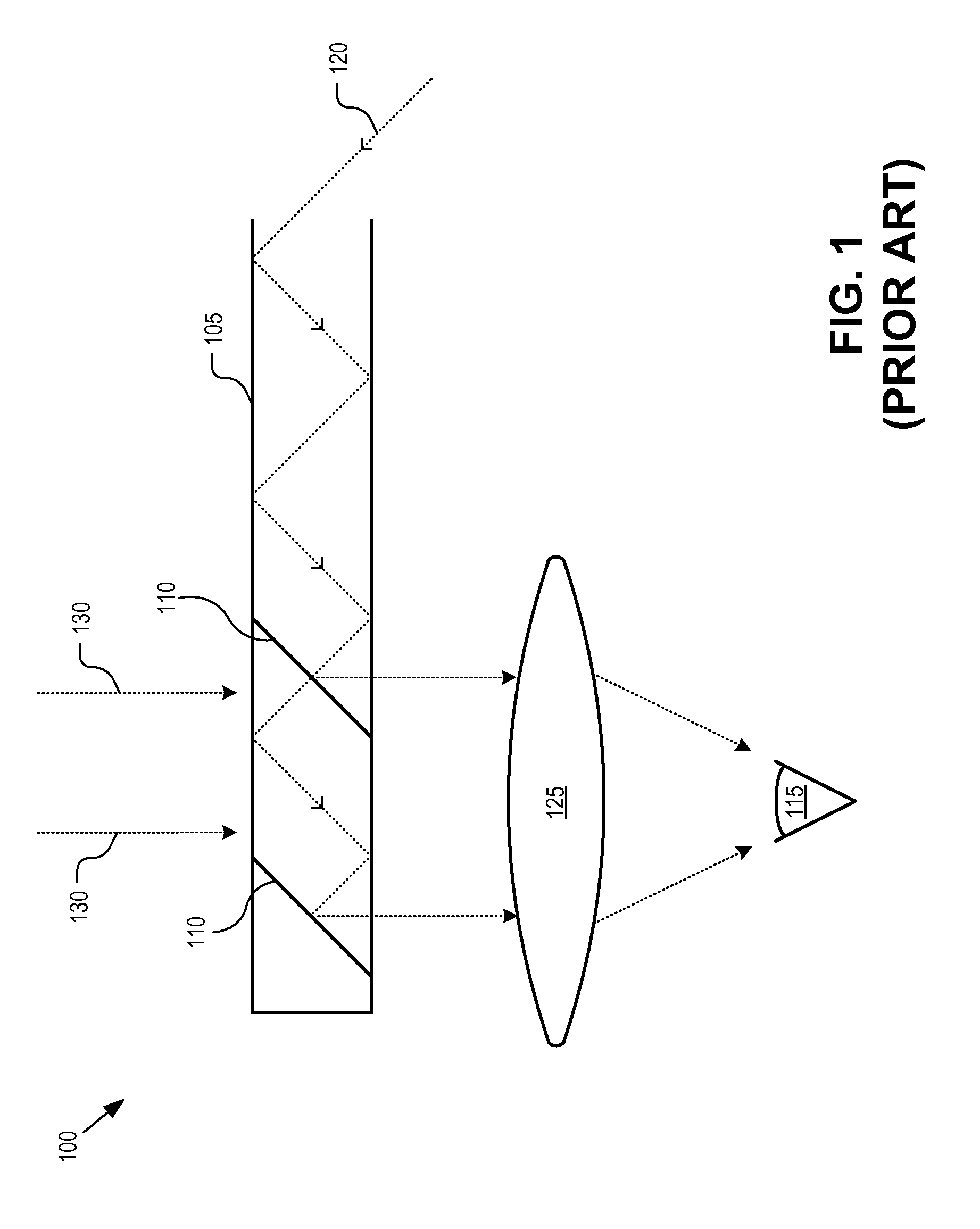 Near-to-eye display with diffractive lens