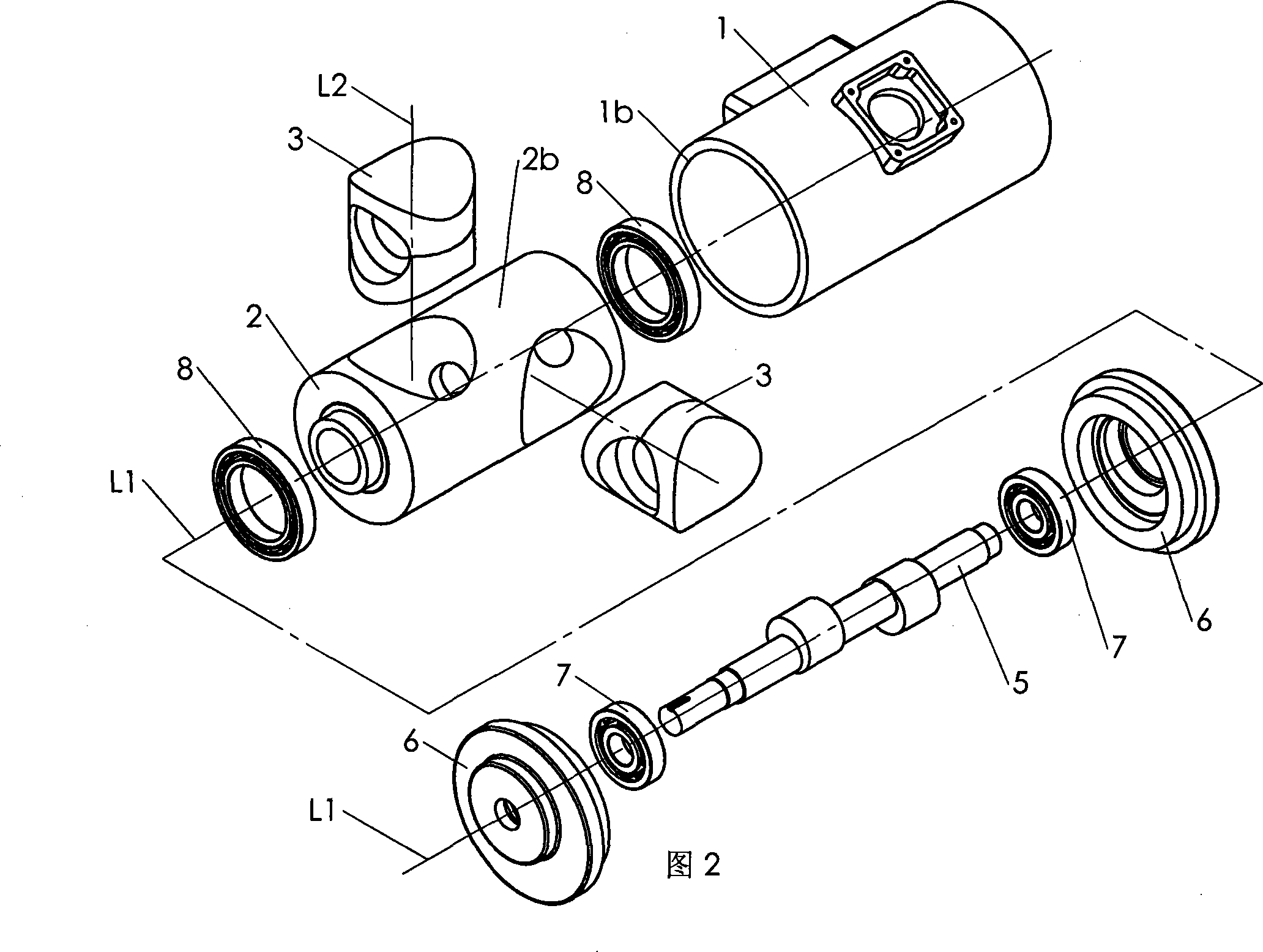 Piston dynamic seal apparatus used for Calor fluid machine