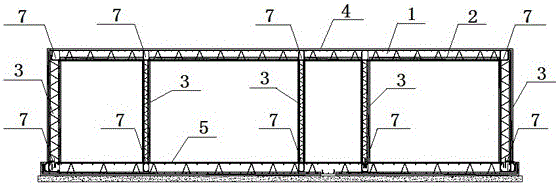 Total-prefabricated superimposed assembly type underground pipe gallery and connecting node thereof