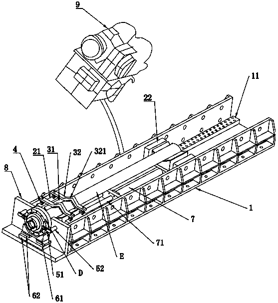 An automatic assembly device for assembling the clamping cylinder