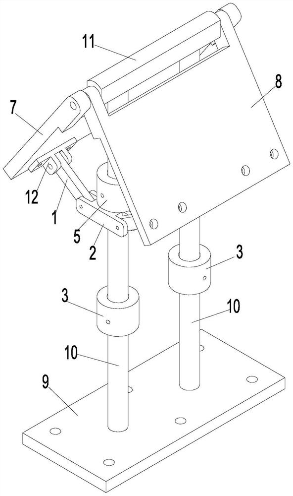 Evaporator gluing locating tool and evaporator carrying device