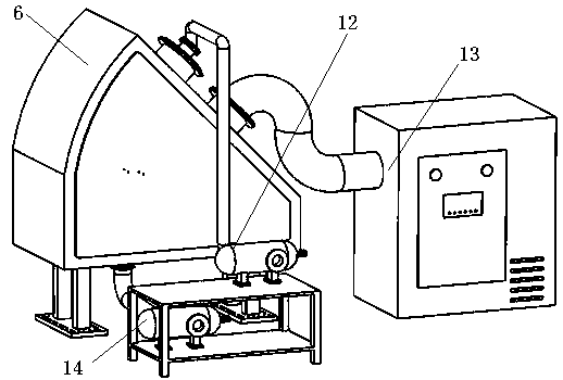 Shield tunneling machine robot tool changing experiment device