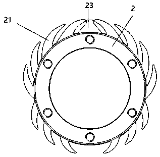 Elastic speed reducer