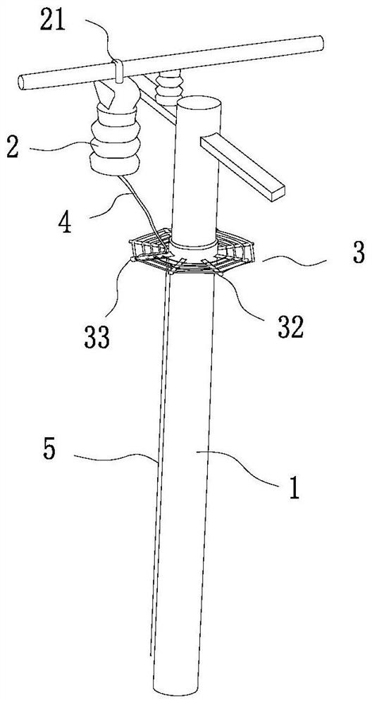 Device for preventing small animals from climbing power distribution equipment