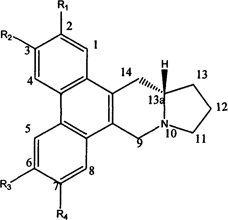 Tylophora ovata base analogs with anti-tumor activity and preparation method and use thereof