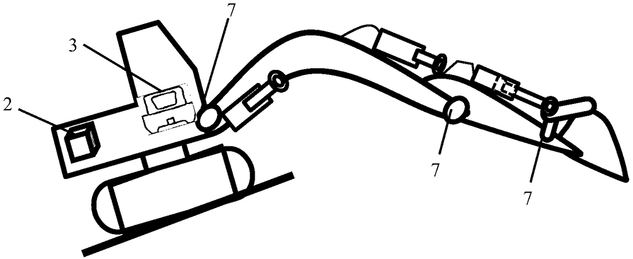 Automatic guiding construction system and construction method of excavator